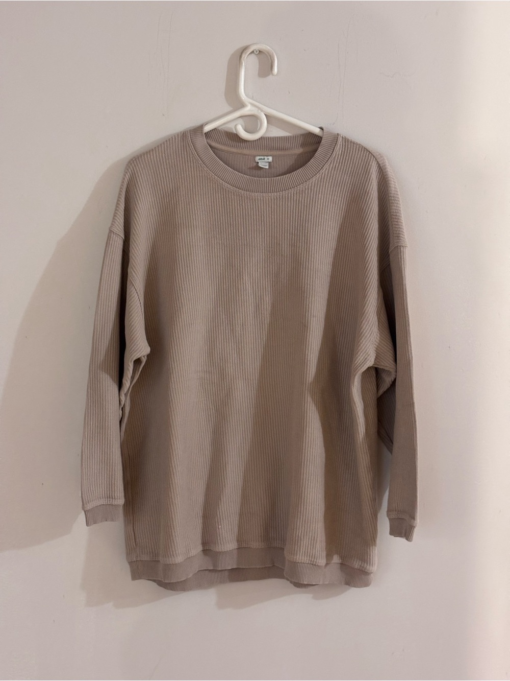 Aerie Men's Waffle Knit Crewneck Sweater - Taupe